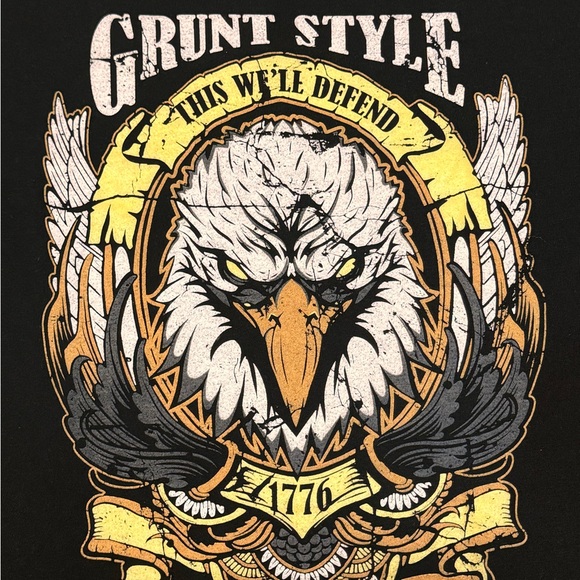 Women’s large grunt style oversized eagle shirt - Picture 2 of 7